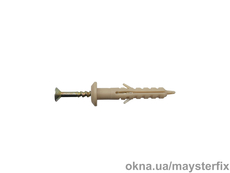 Дюбель с ударным шурупом, 6х40, гриб (упаковка 100 шт.)